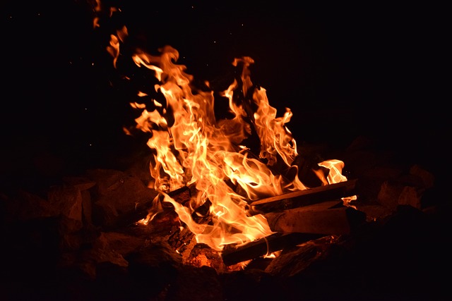 Snowstorm Sounds with Fireplace Crackling
